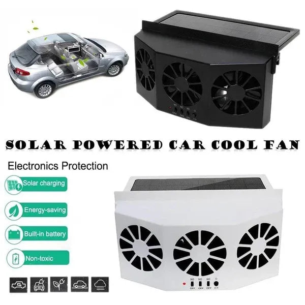 🔥The New Solar Car Cooling Artifact [Air Circulation Exhaust Fan]🔥