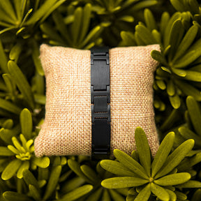 Wooden Bracelet Ebony Black Wood Bracelet for Men and Women