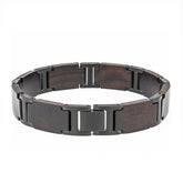 Wooden Bracelet Ebony Black Wood Bracelet for Men and Women