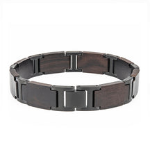 Wooden Bracelet Ebony Black Wood Bracelet for Men and Women
