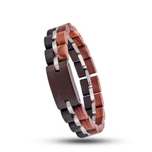 Wooden Bracelet Women Ebony Red Zebrawood Elegant Bracelets